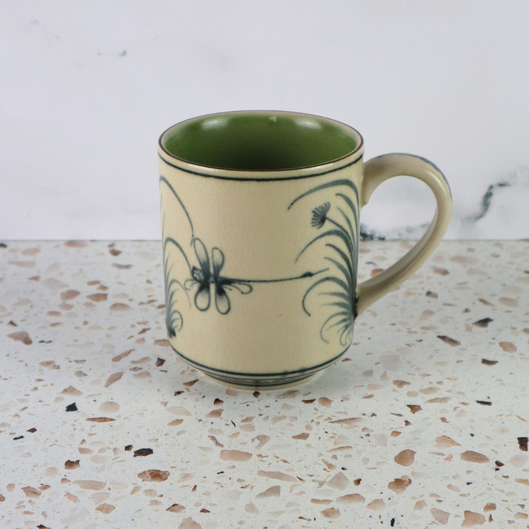 VIETNAMESE BAT TRANG DRAGONFLY COFFEE MUG – Pandan Market