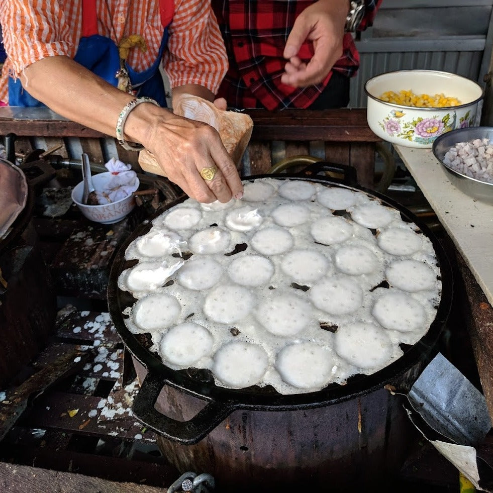 Thai Coconut Pancakes (Kanom Krok) Recipe