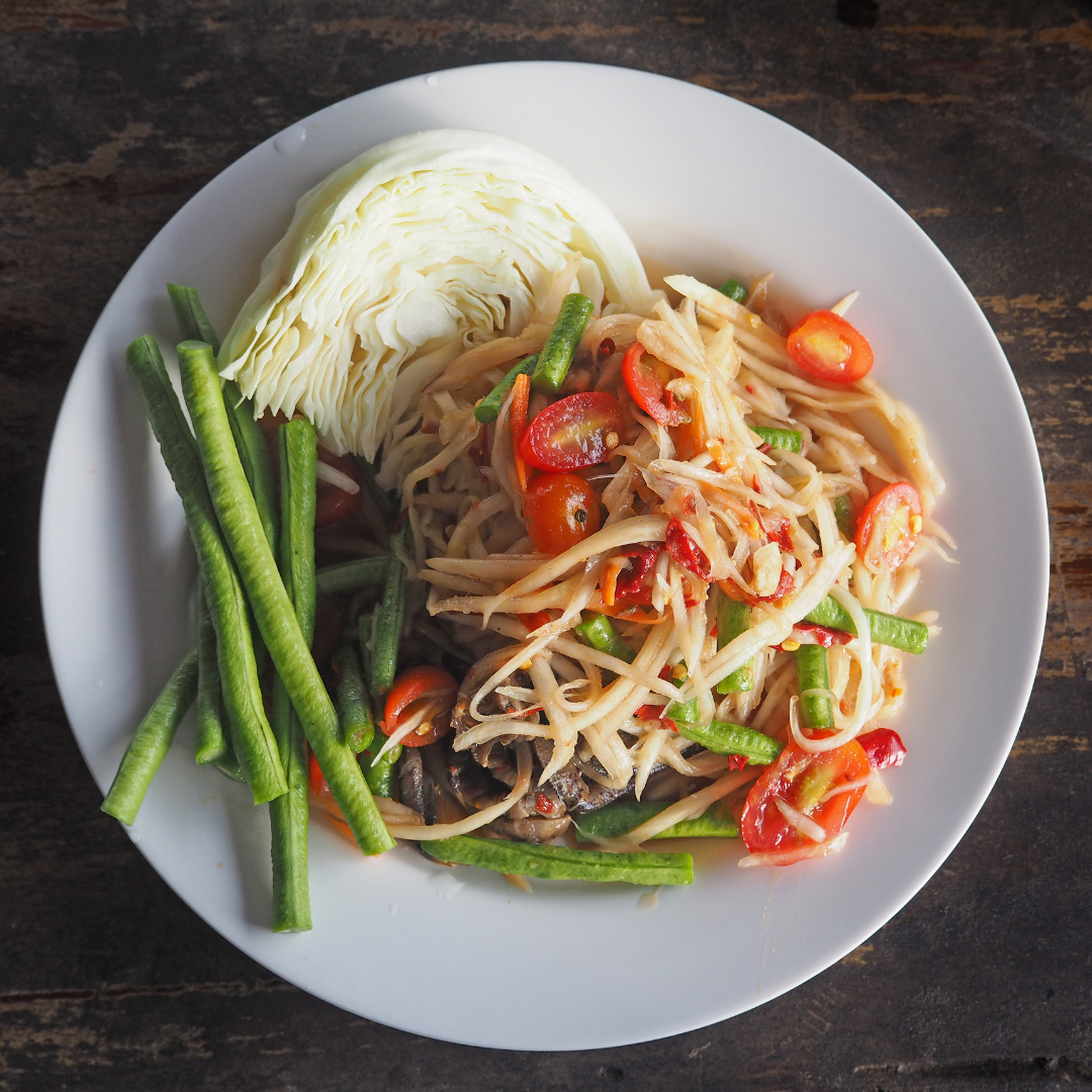 Pandan Market Green Papaya Salad Recipe