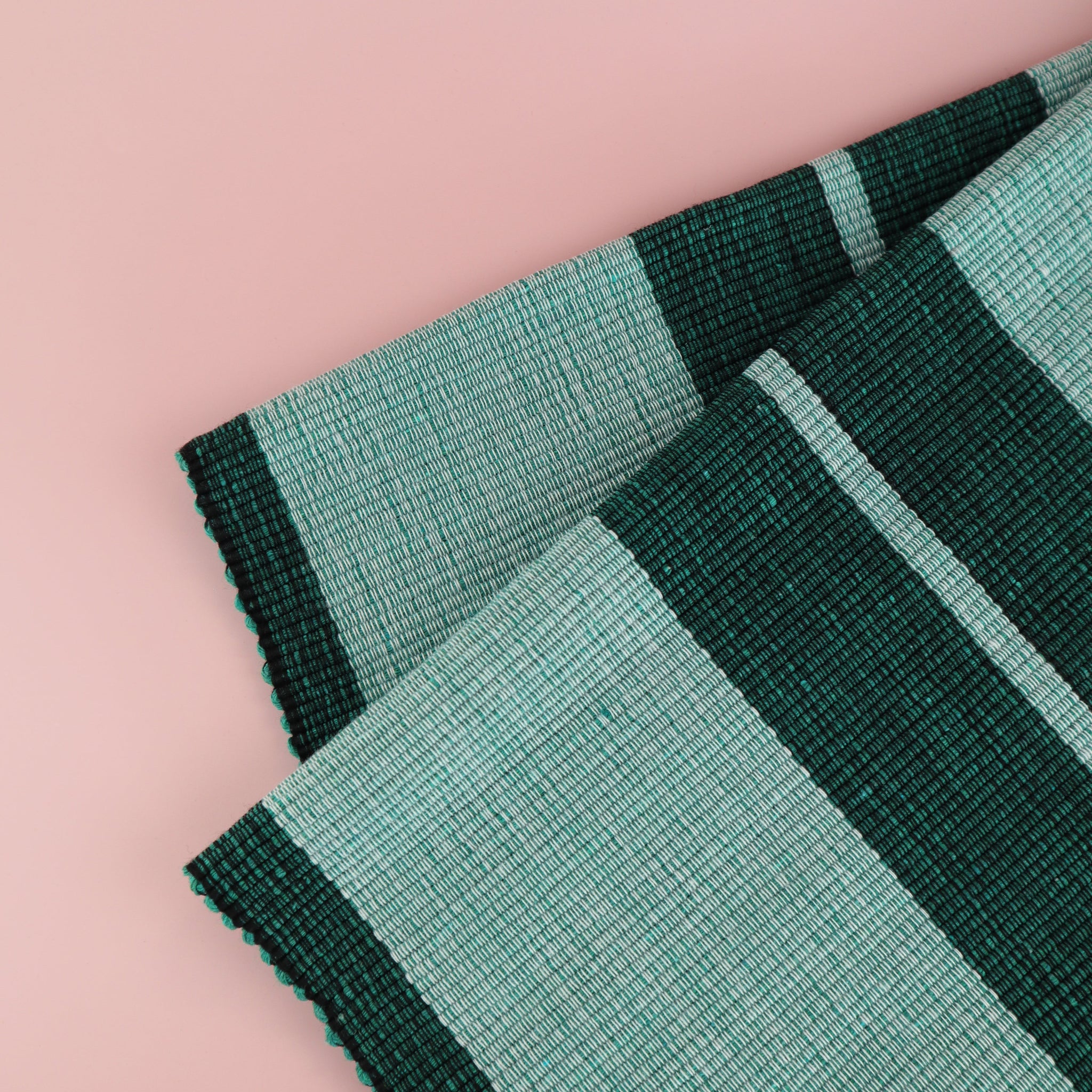 FILIPINO INABEL FABRIC WASIG PATTERN PLACEMAT - FOREST GREEN – Pandan ...