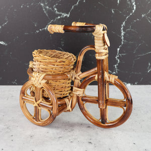 FILIPINO RATTAN PLANTER BIKE SHAPE