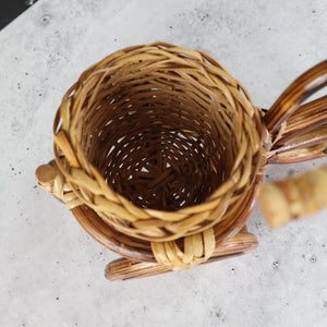 FILIPINO RATTAN PLANTER BIKE SHAPE
