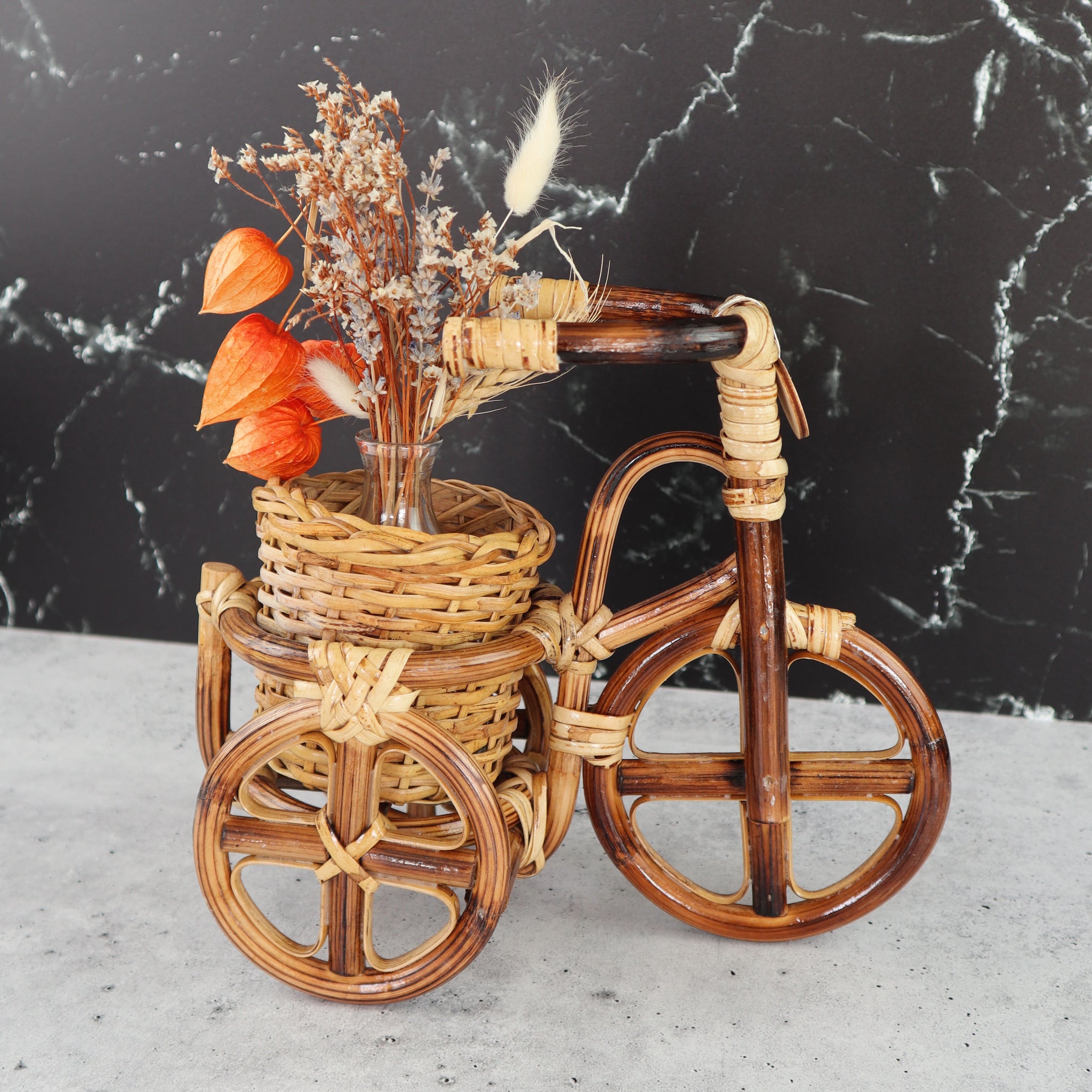 FILIPINO RATTAN PLANTER BIKE SHAPE