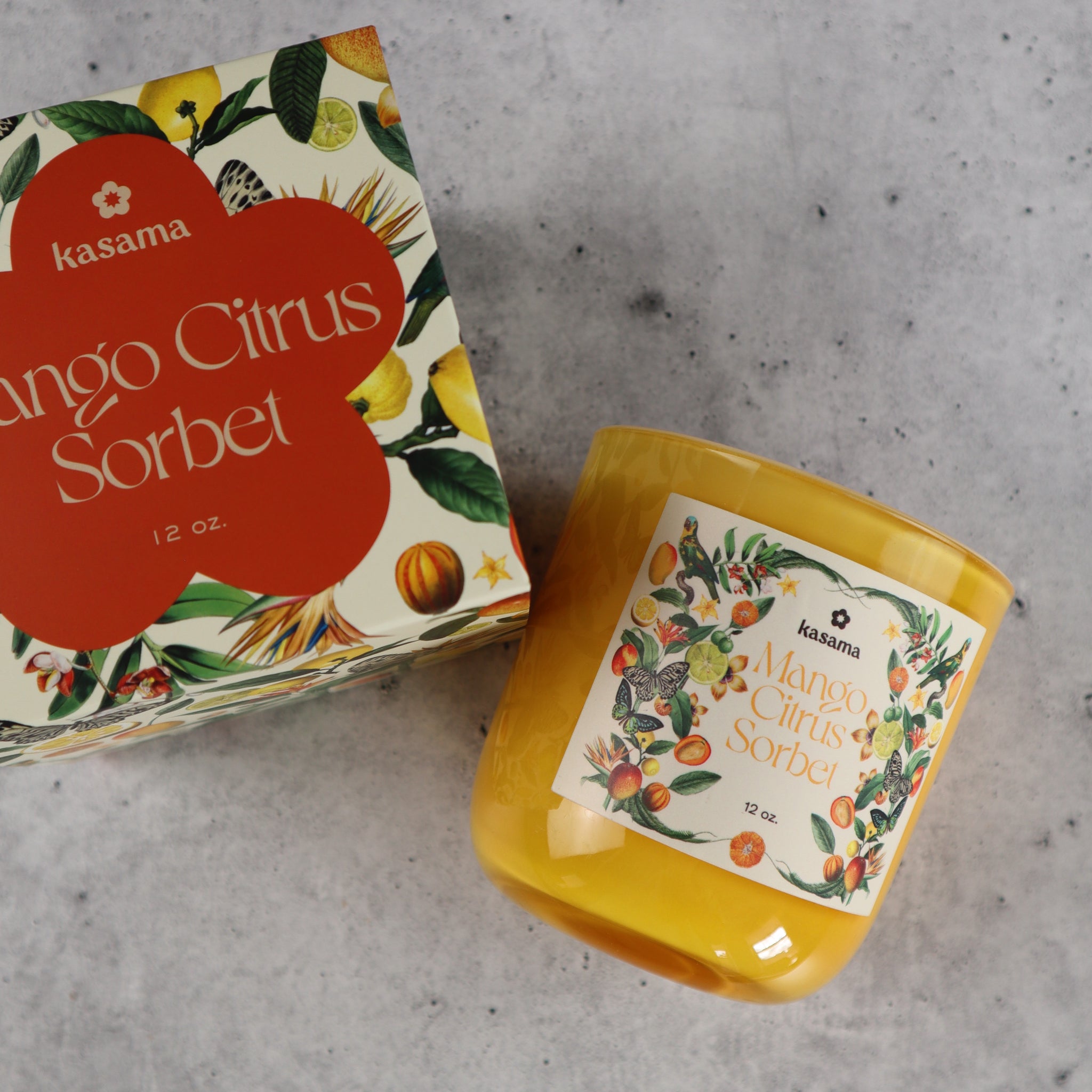 KASAMA MANGO CITRUS SORBET SOY WAX CANDLE (SCENT OF THE PHILIPPINES)