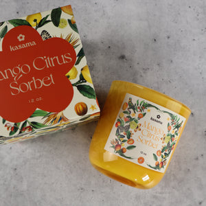 KASAMA MANGO CITRUS SORBET SOY WAX CANDLE (SCENT OF THE PHILIPPINES)