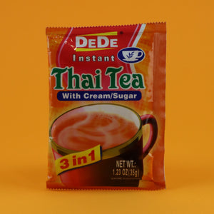 DEDE INSTANT THAI TEA LATTE MIX (PACK OF 12)