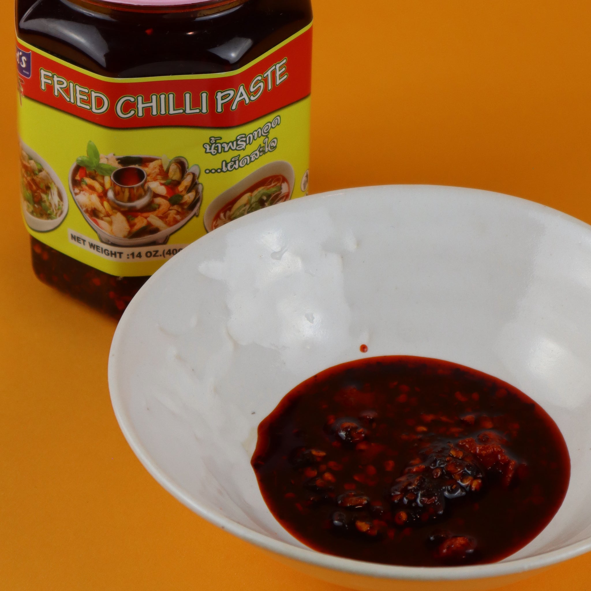 BIRD'S THAI SPICY FRIED CHILLI PASTE, CHILI OIL - PACK OF 5