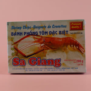 SA GIANG PREMIUM VIETNAMESE SHRIMP CHIPS (BANH PHONG TOM DAC BIET)