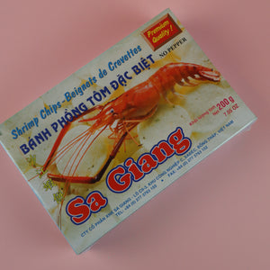 SA GIANG PREMIUM VIETNAMESE SHRIMP CHIPS (BANH PHONG TOM DAC BIET)