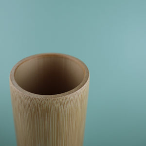 JUNGLE CULTURE BAMBOO TALL CUPS/VASE (HOLDS 17 OZ) - SMOOTHIES, COCKTAILS, DECORATION VASE