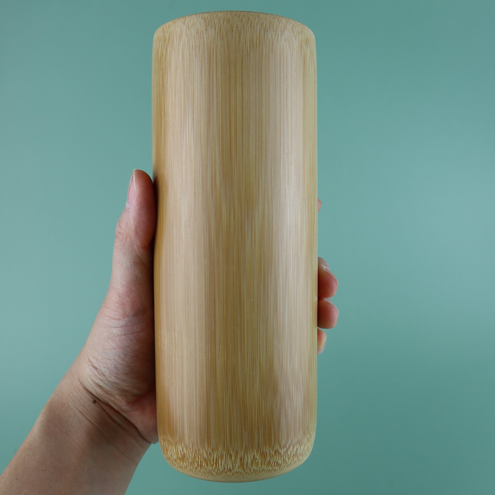 JUNGLE CULTURE BAMBOO TALL CUPS/VASE (HOLDS 17 OZ) - SMOOTHIES, COCKTAILS, DECORATION VASE