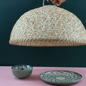 VIETNAMESE BAMBOO WOVEN CLOCHE FOOD COVER