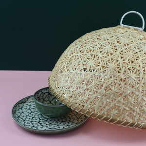 VIETNAMESE BAMBOO WOVEN CLOCHE FOOD COVER