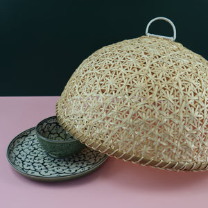 VIETNAMESE BAMBOO WOVEN CLOCHE FOOD COVER