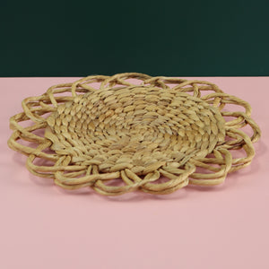 VIETNAMESE WATER HYACINTH FLOWER TRIVET PLACEMAT LINER