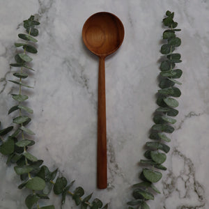 INDONESIAN TEAK WOOD DINING SPOON