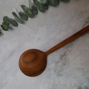 INDONESIAN TEAK WOOD DINING SPOON