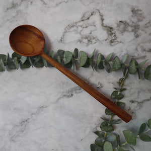 INDONESIAN TEAK WOOD DINING SPOON