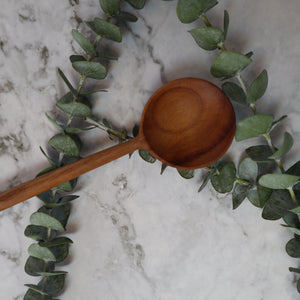 INDONESIAN TEAK WOOD DINING SPOON