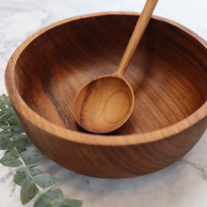 INDONESIAN TEAK WOOD DINING SPOON