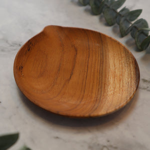 INDONESIAN TEAK WOOD SPOON REST, SOY SAUCE DISH, CHOPSTICKS REST, JEWELRY TRAY