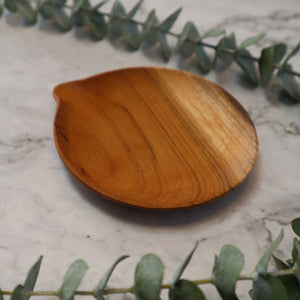 INDONESIAN TEAK WOOD SPOON REST, SOY SAUCE DISH, CHOPSTICKS REST, JEWELRY TRAY