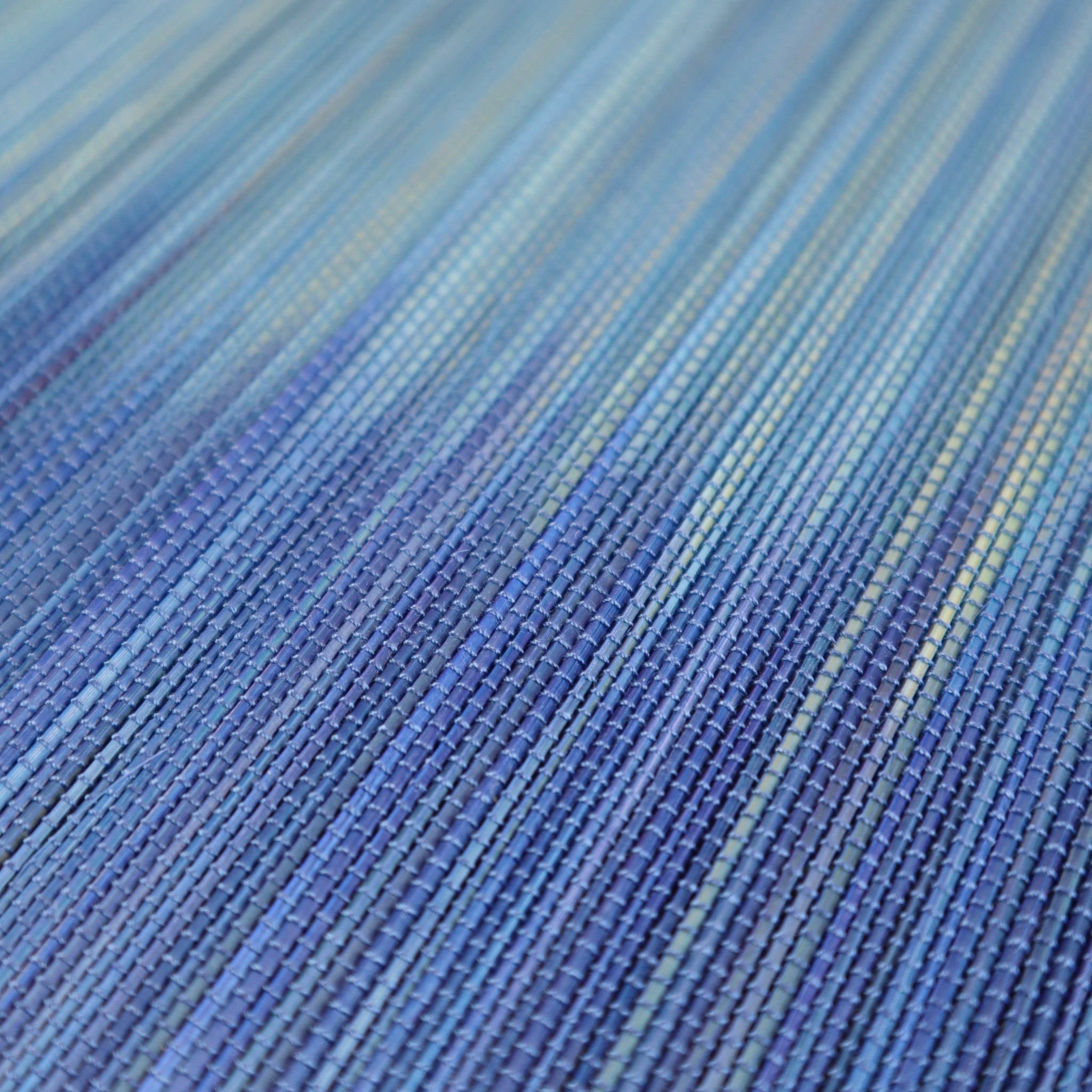 VIETNAMESE BAMBOO OMBRE BLUE PLACEMAT